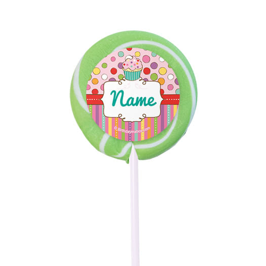Sweet Party Personalized 2" Lollipops (24 Pack)