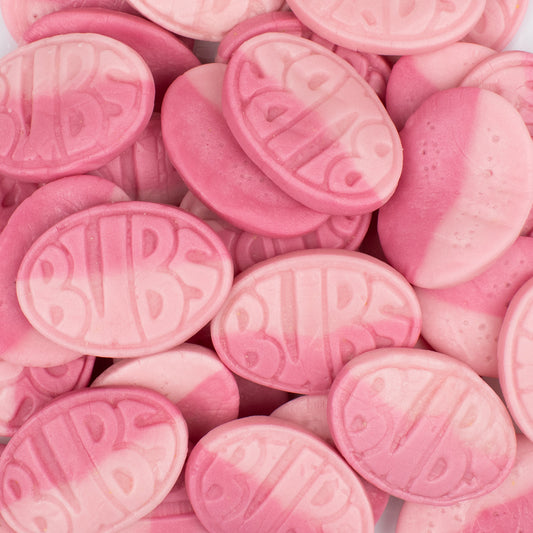 Swedish Candy BUBS Strawberry & Pomegranate Gummies 6.18 lb Case - 197 ct