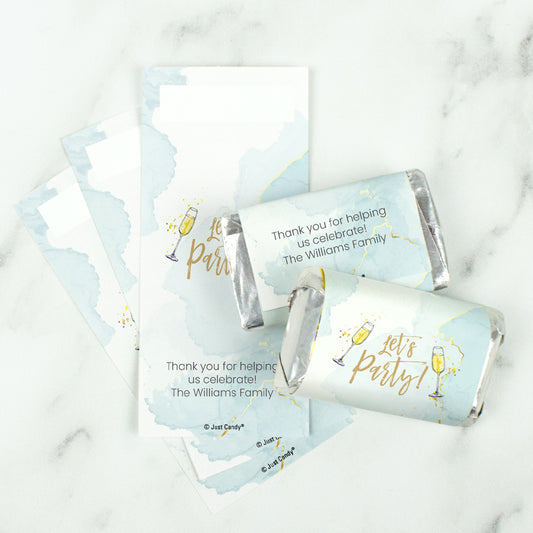 Personalized Birthday Photo Hershey's Miniature Wrappers - Let's Party