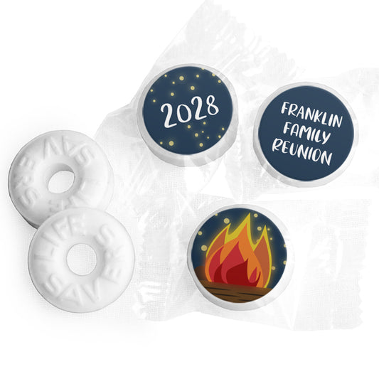 Personalized Family Reunion Campfire Life Savers Mints