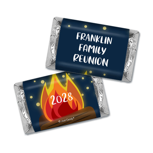 Personalized Family Reunion Campfire Hershey's Miniatures