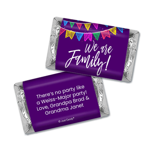 Personalized Family Reunion Banners Hershey's Miniatures