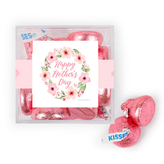 Mother's Day Floral JUST CANDY® Favor Cube with Hershey's Kisses