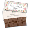 Personalized Mother's Day Flower Chocolate Bar & Wrapper