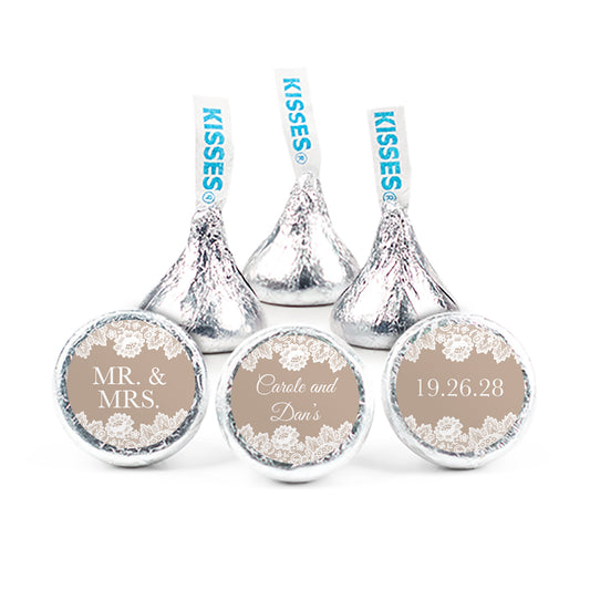 Personalized Wedding Lace Hershey's Kisses