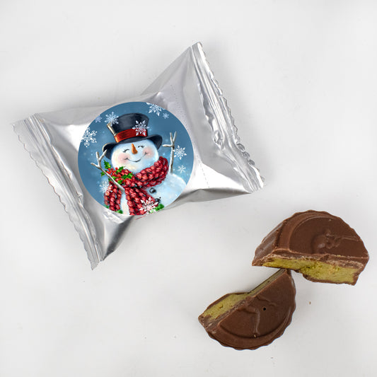 Jolly Snowman Dubai Chocolate Truffle
