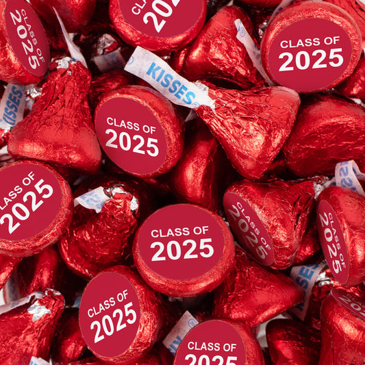 Assembled Graduation Class of Hershey's Kisses Candy - All Colors 13.6oz Bag 85ct
