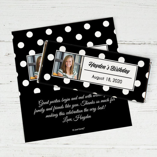 Birthday Personalized Chocolate Bar Wrap