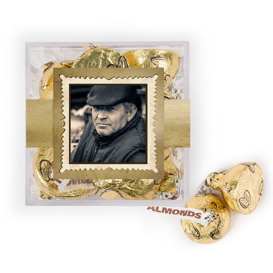 Personalized Milestone 60th Birthday Years in the Making JUST CANDY® favor cube with Hershey's Kisses