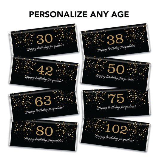 Personalized Birthday Starshine Chocolate Bar