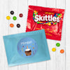 Personalized First Birthday Cupcake Skittles Favor Bag