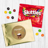 Personalized First Birthday Cupcake Skittles Favor Bag