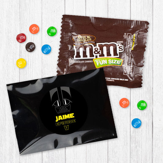 Personalized Kids Birthday Galactic Empire Candy Favor Bag - M&Ms or Skittles
