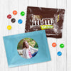 Personalized Birthday Photo Candy Favor Bag - M&Ms or Skittles