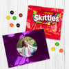 Personalized Birthday Photo Candy Favor Bag - M&Ms or Skittles