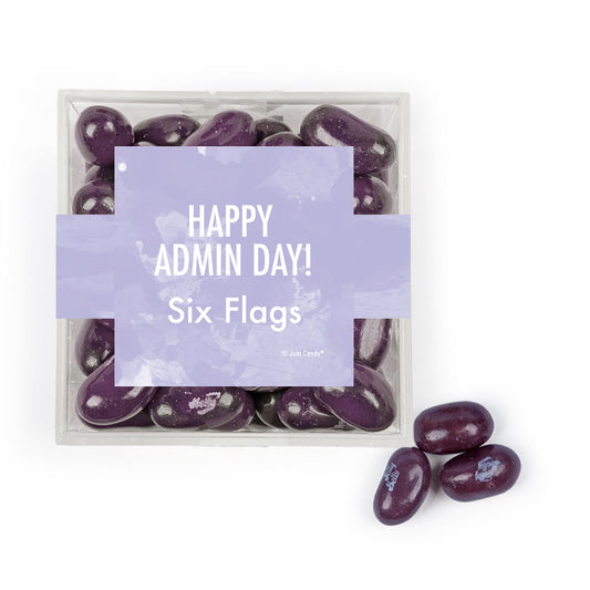 Personalized Happy Amin Day JUST CANDY® favor cube with Jelly Belly Jelly Beans