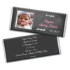 Baby Girl Announcement Personalized Chocolate Bar Wrappers Chalkboard Photo