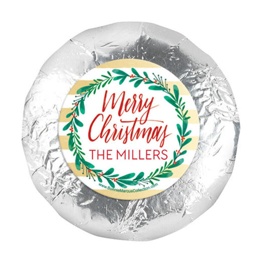 Personalized Christmas Chic 1.25" Stickers (48 Stickers)