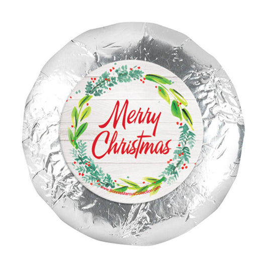 Christmas Festive Foliage 1.25" Stickers (48 Stickers)