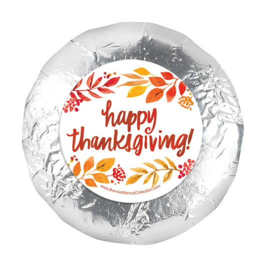 Thanksgiving Fall Foliage 1.25" Stickers (48 Stickers)