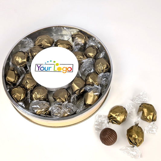 Add Your Logo Dubai Chocolate Truffles Gift Tin