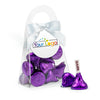 Personalized Add Your Logo Favor Purse with Hershey's Kisses and Bow with Gift Tag
