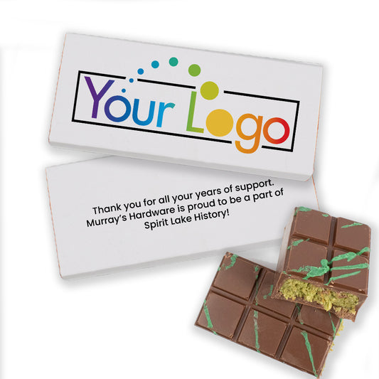 Add Your Logo Dubai Chocolate Bar 3.8oz