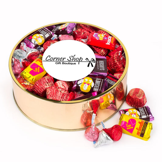 Personalized Valentine's Day Add Your Logo Hershey's & Reese's Mix Gift Tin