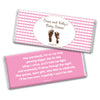 Baby Shower Personalized Chocolate Bar Wrappers Footprints