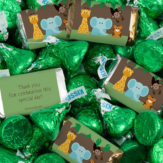 Baby Shower Jungle Buddies Hershey's Mix -1.52lb Bag - 124 Pieces