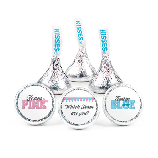 Gender Reveal Baby Shower Banners Hershey's Kisses