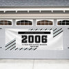 Personalized Class Reunion Garage Banner - Spirit Stripes
