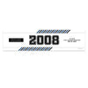 Personalized School Spirit Stripes Class Reunion 5 Ft. Banner