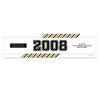 Personalized School Spirit Stripes Class Reunion 5 Ft. Banner