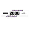 Personalized School Spirit Stripes Class Reunion 5 Ft. Banner
