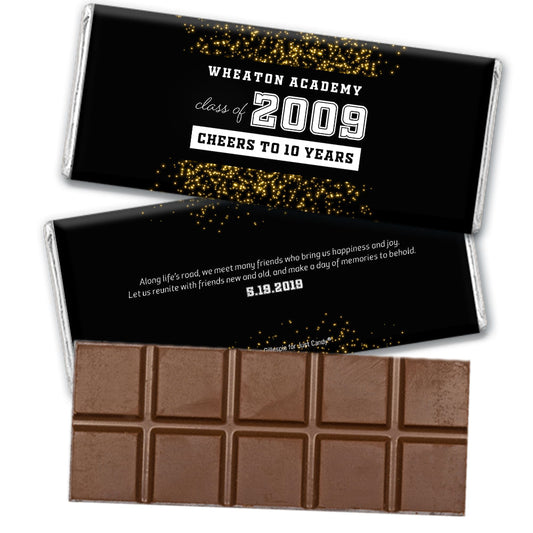 Personalized Class Reunion Reunion Sparkles Hershey's Hershey's Milk Chocolate Bar & Wrapper