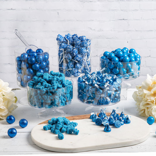 Blue Bulk Candy Buffet