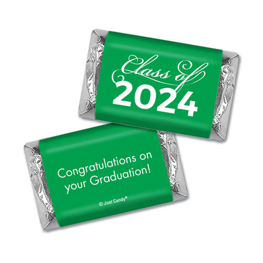 Personalized Green Graduation Diploma Deluxe Candy Buffet