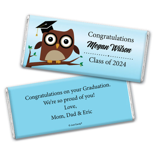 Graduation Personalized Hershey's Milk Chocolate Bar Owl Pre-School