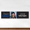 Personalized Congrats Grad Graduation 5 Ft. Banner