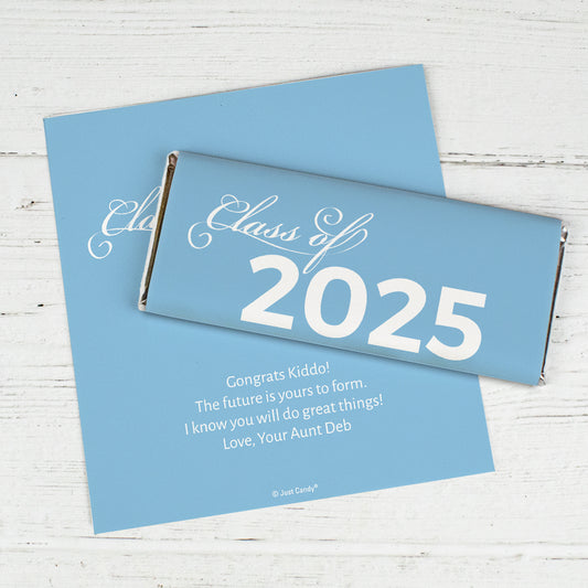 Personalized Class Of Graduation Chocolate Bar Wrappers Only