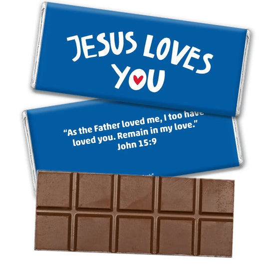 Jesus Loves You Belgian Chocolate Bar