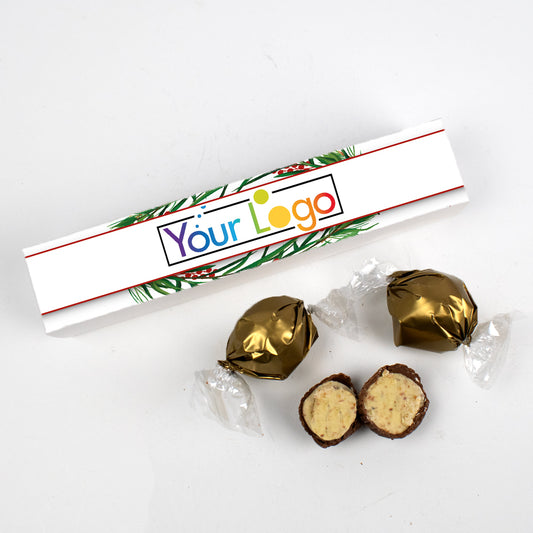 Add Your Logo Wreath Dubai Chocolate Truffle Favor Box