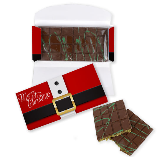 Personalized Merry Christmas Dubai Chocolate Bar 7.4oz