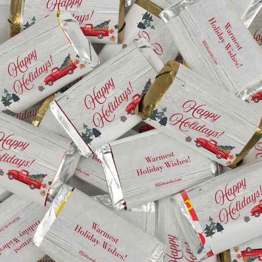Merry Christmas Wrapped Hershey's Miniatures