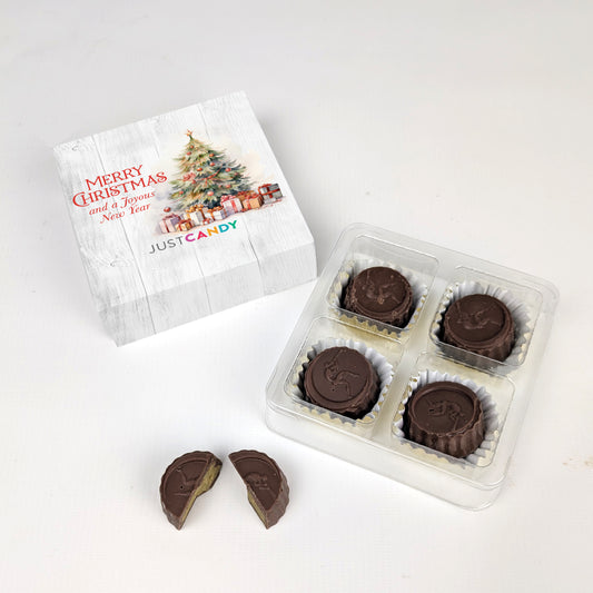 Merry Christmas Dubai Chocolate Truffles Favor Gift - Christmas Tree