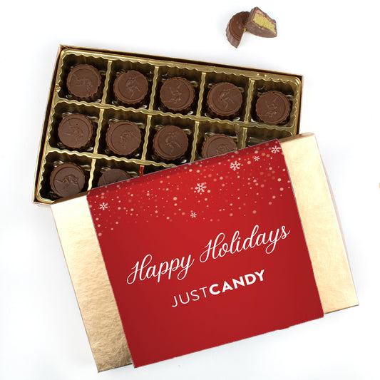 Happy Holidays Dubai Chocolate Truffles Gift Box