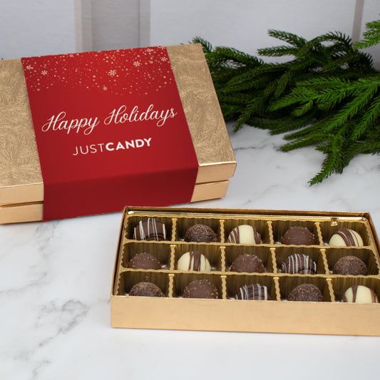 Happy Holidays Truffle Gift Set