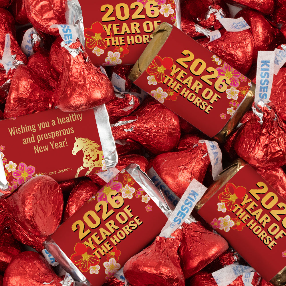 Chinese New Year Hershey's Chocolate Candy Mix Kisses & Miniatures