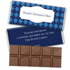 Personalized Father's Day Argyle Pattern Hershey's Milk Chocolate Bar